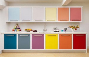 Цветовое оформление кухни - фото
