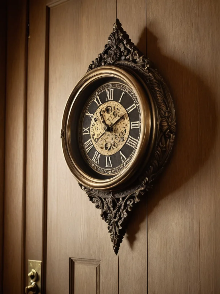 Можно ли вешать часы над дверью - изображение