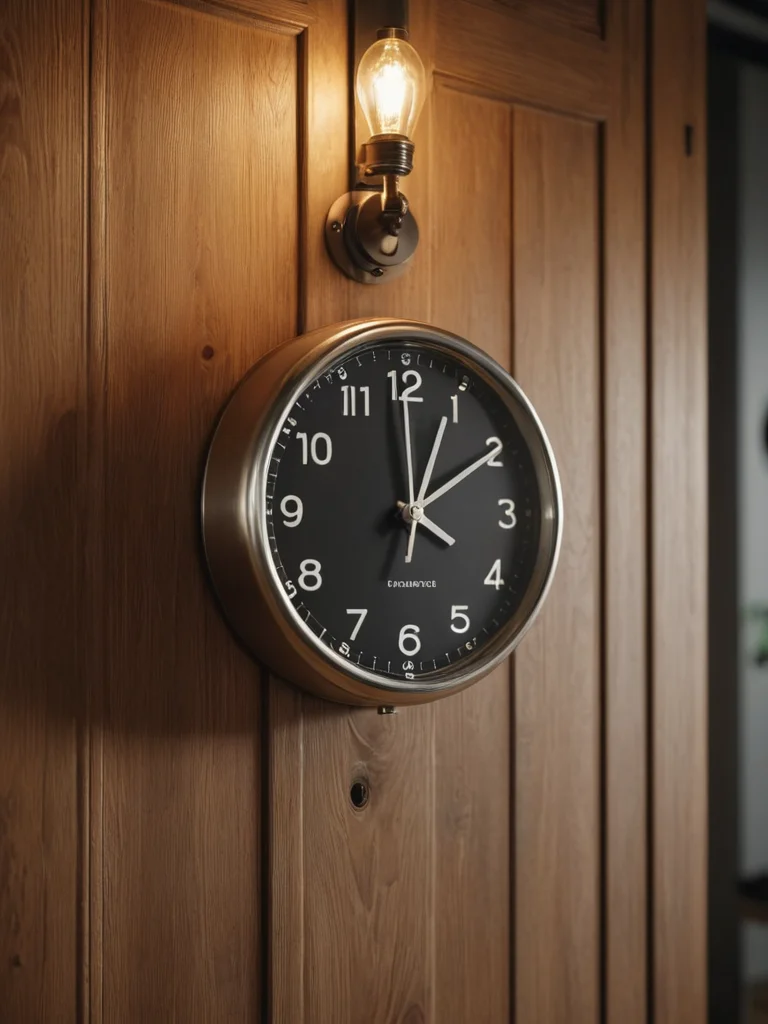 Можно ли вешать часы над дверью - изображение