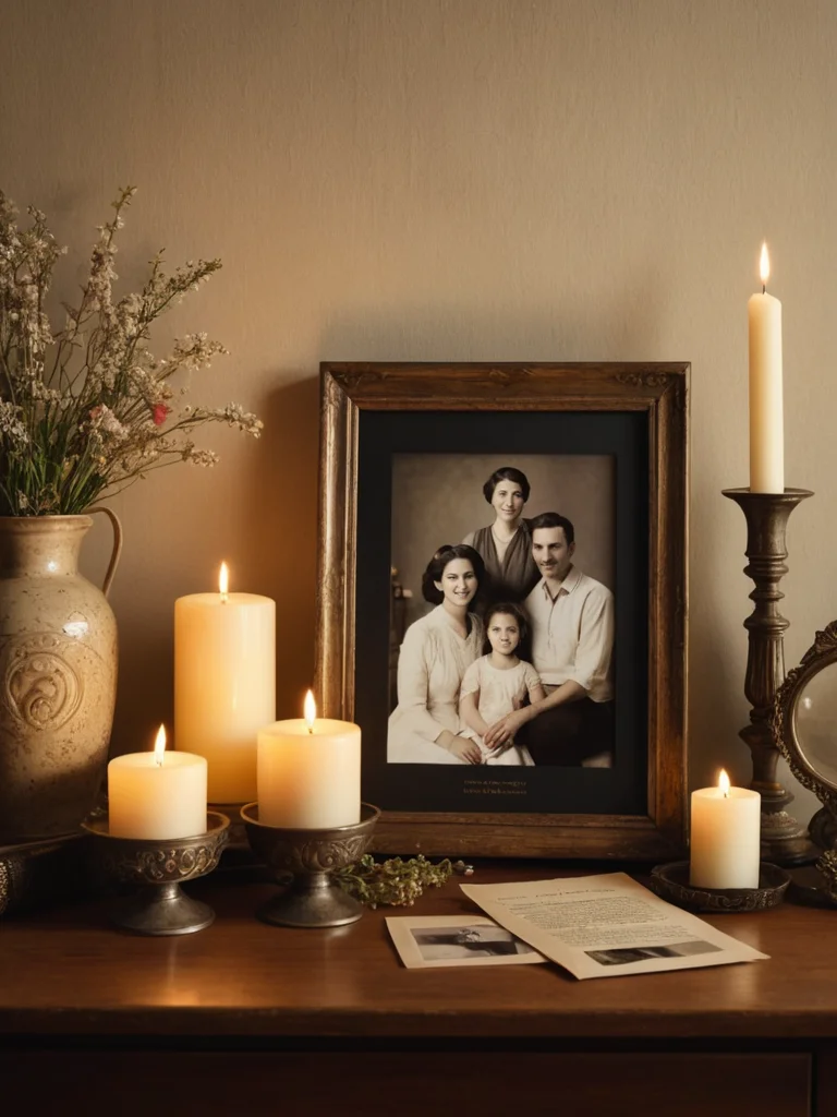 Можно ли держать фотографии ушедших родственников на видном месте - изображение