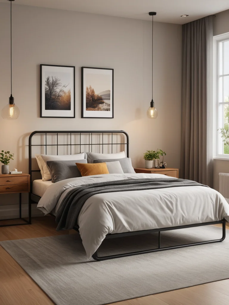 Почему в фэншуй не рекомендуют использовать кровать с металлическим каркасом - изображение