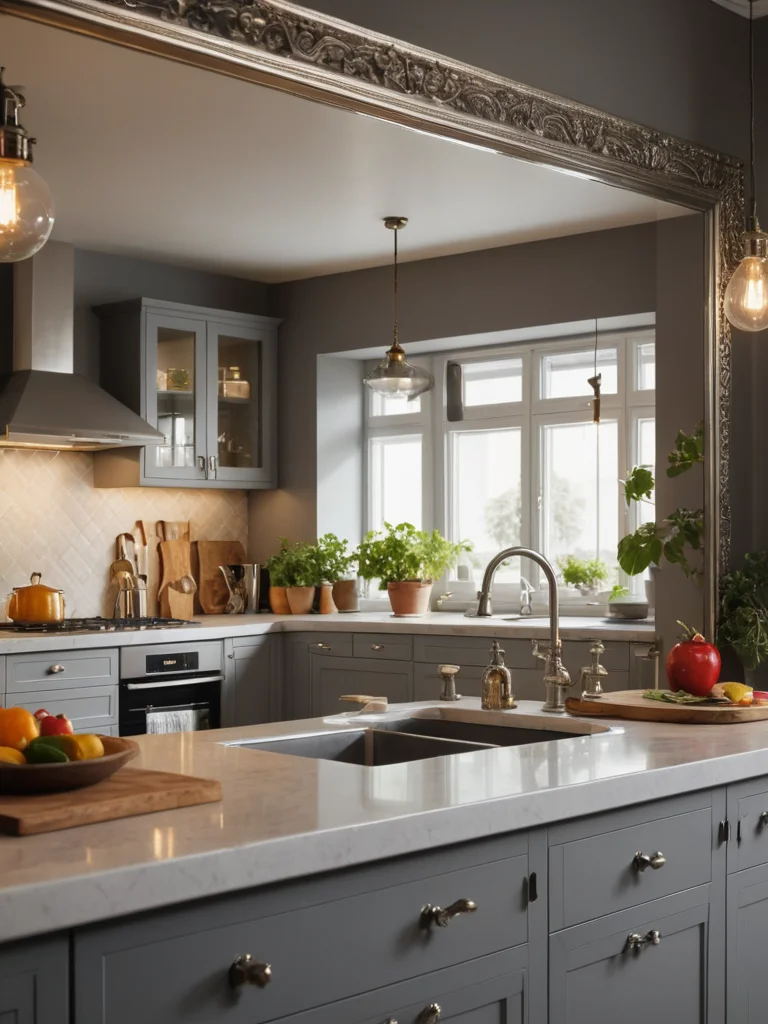 Почему нельзя держать зеркало напротив кухни - изображение