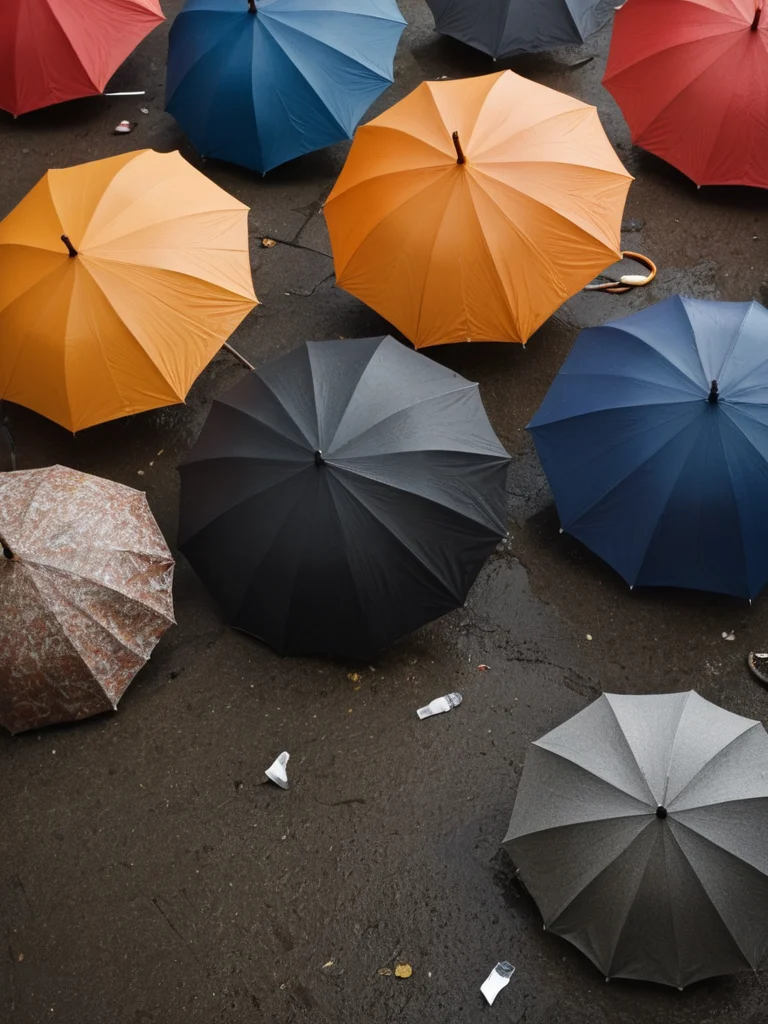 Почему нельзя хранить зонты раскрытыми - изображение