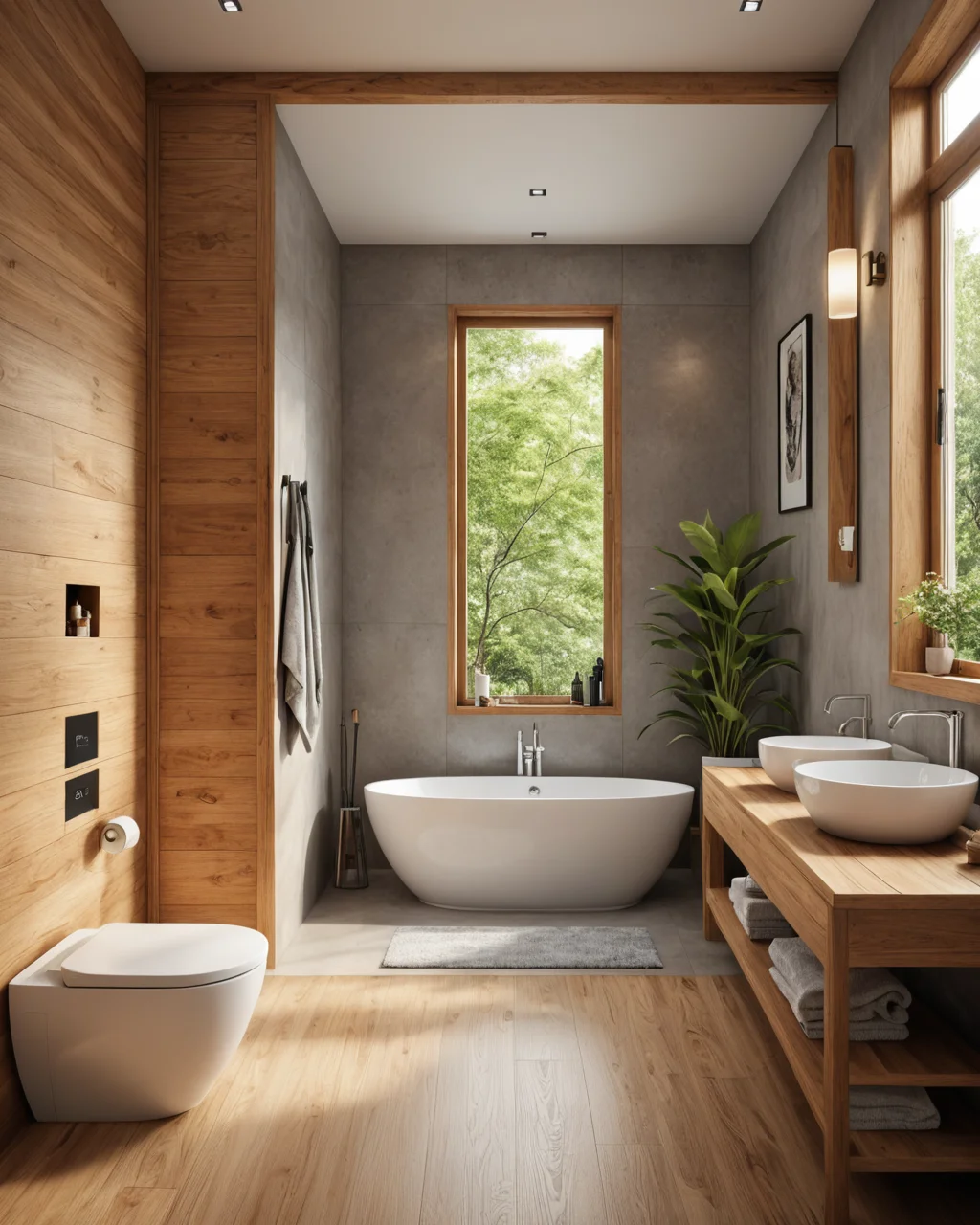 Феншуй ванной в частном доме для безопасности - изображение