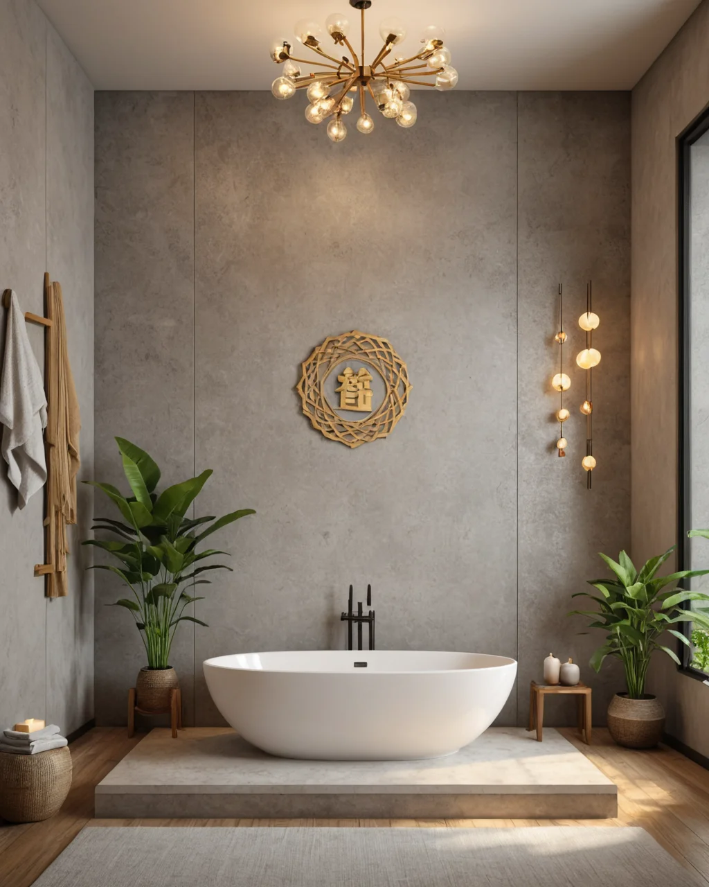 Феншуй ванной в частном доме для безопасности - изображение