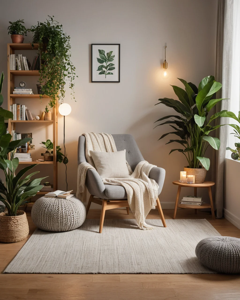 Feng Shui en la sala de estar de un apartamento pequeño para la armonía - imagen