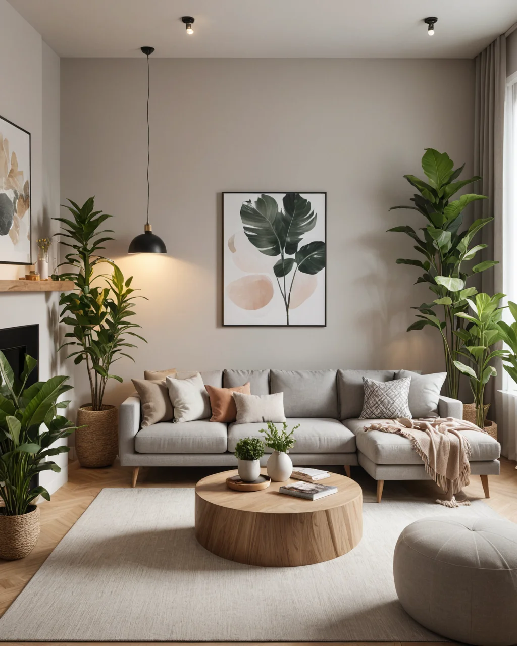 Feng Shui en la sala de estar de un apartamento pequeño para la armonía - imagen