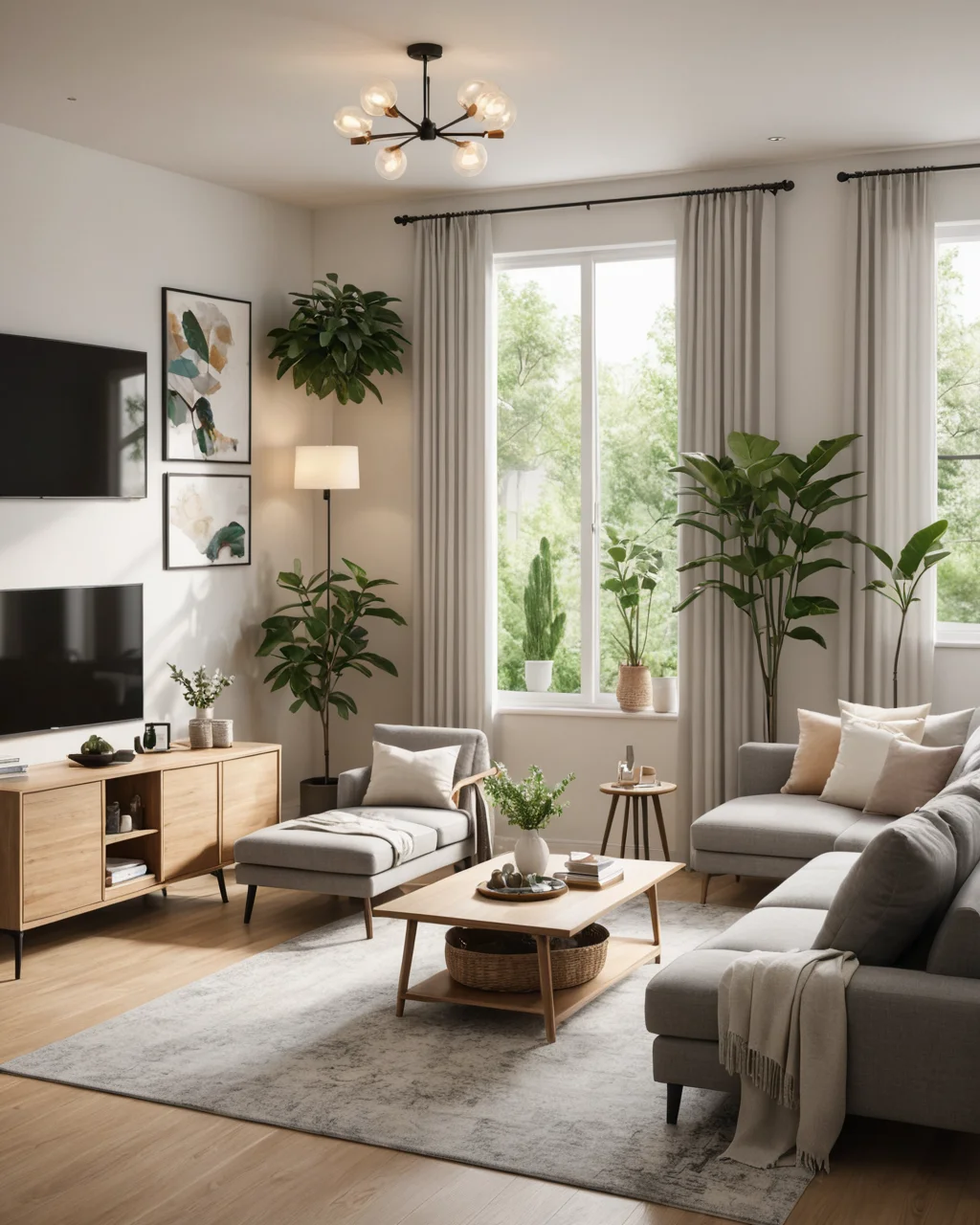 Феншуй гостиной в малогабаритной квартире для семейного счастья - изображение