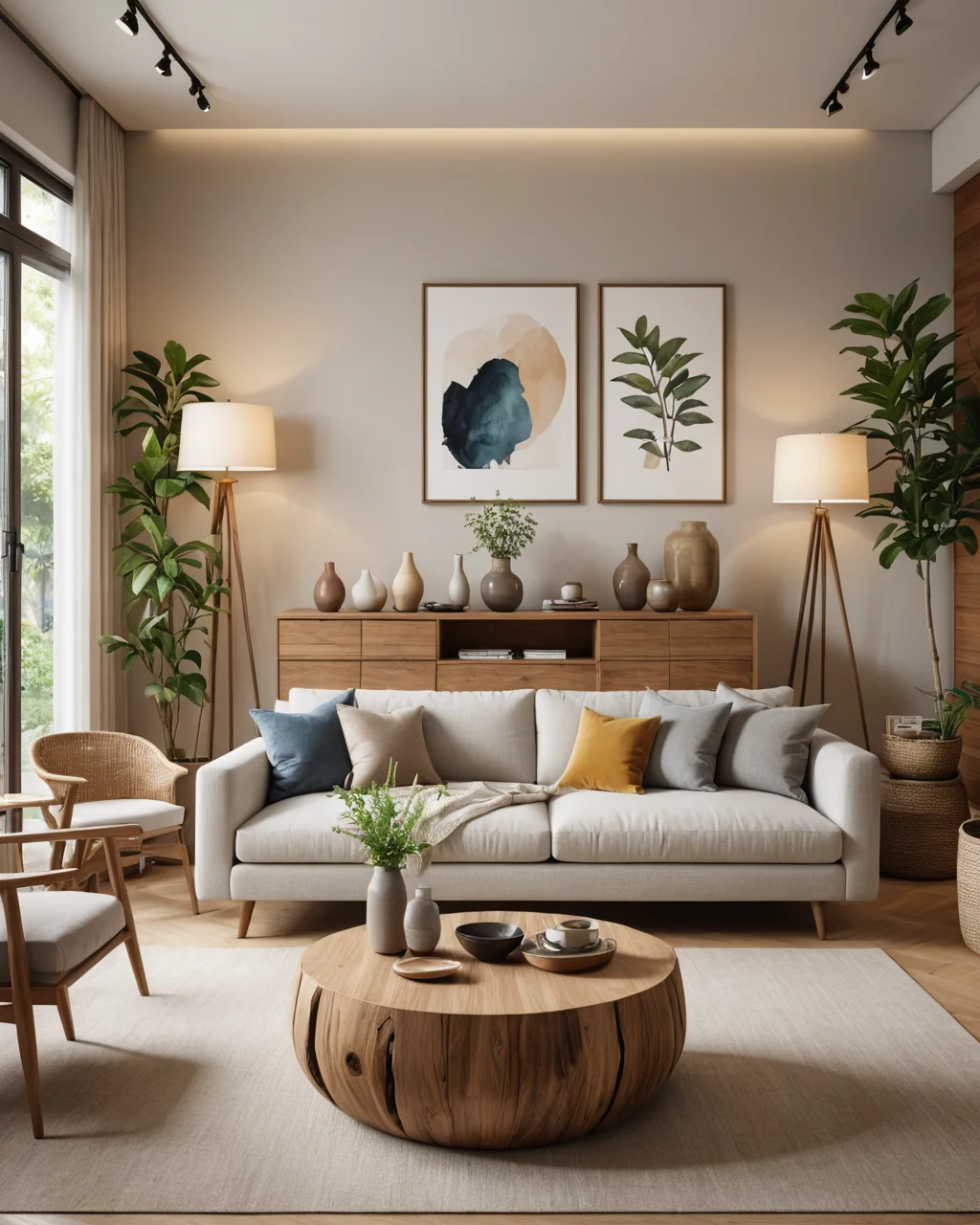 Феншуй гостиной в частном доме для благополучия - изображение