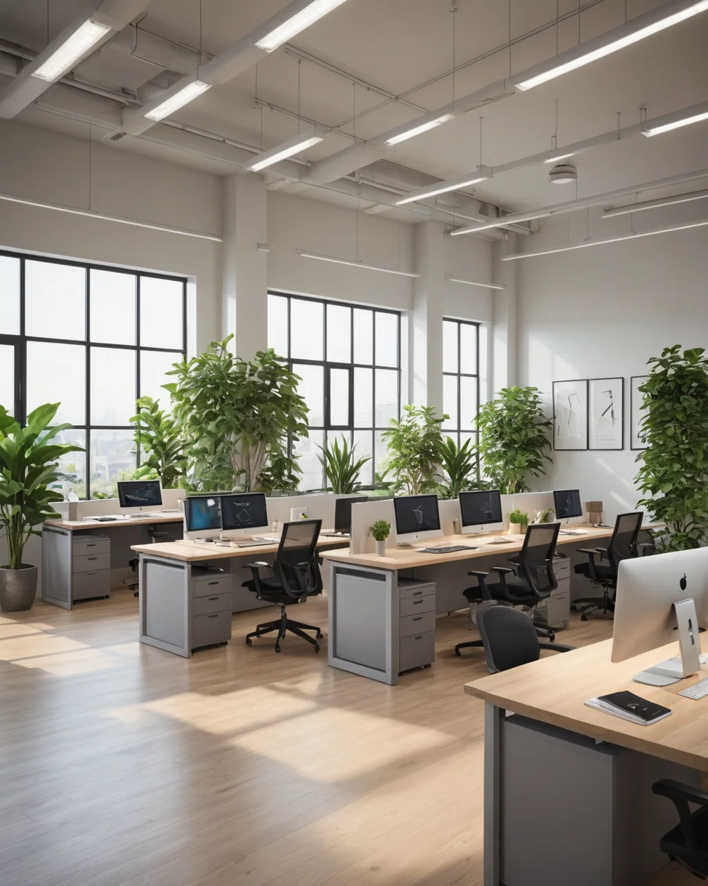 Феншуй и современный офис открытого пространства - изображение