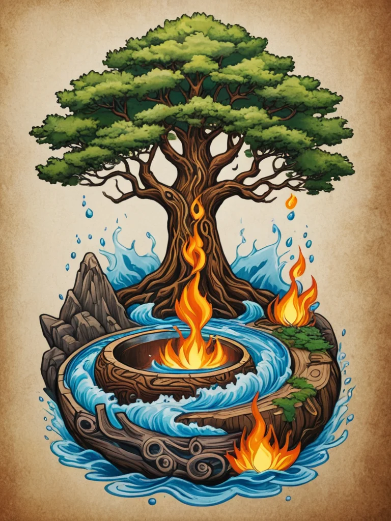 Феншуй и цвета пяти элементов - изображение