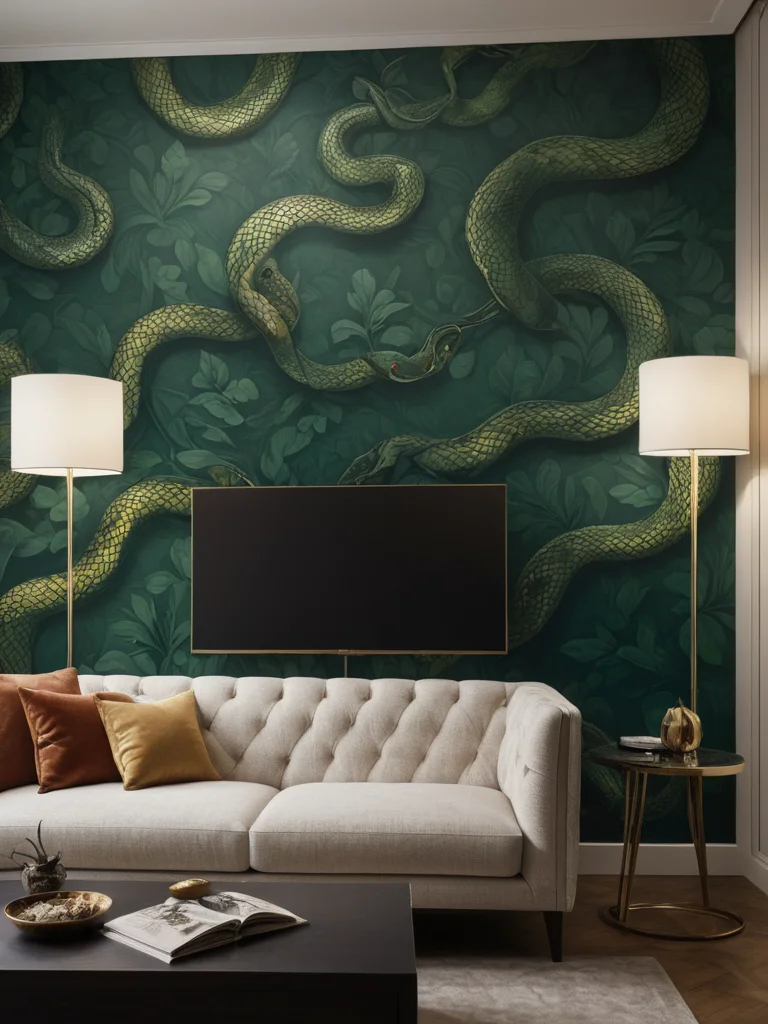 Фэншуй и животные узоры в интерьере: тигры, змеи, драконы - изображение