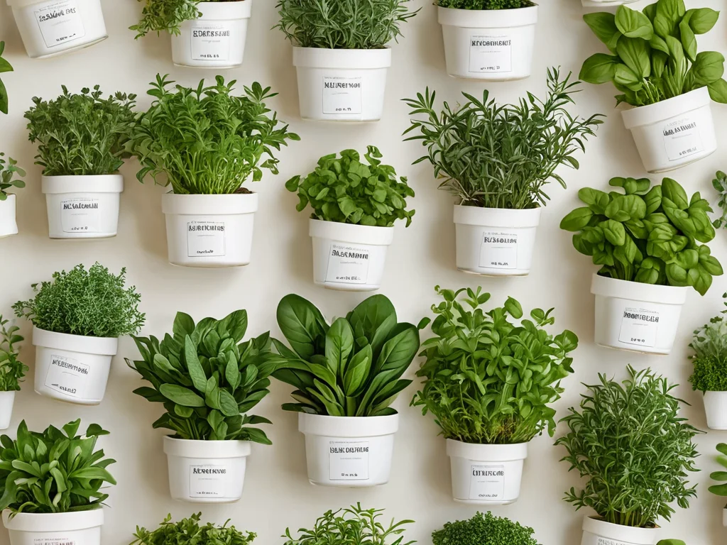 Разнообразие лекарственных трав в стильных горшках, таких как базилик, мята и розмарин, аккуратно расставленных на подоконнике, иллюстрирует процесс выбора